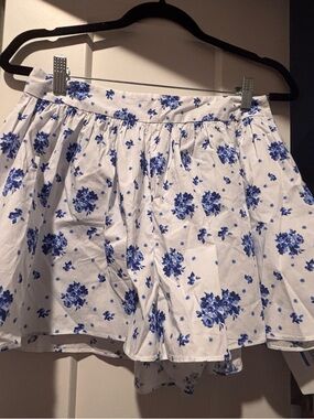Caroline Constas Teagen Short in Blue Spot Floral | Size S | NWT